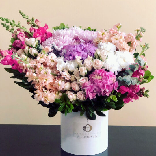 Romántico en tonos rosa