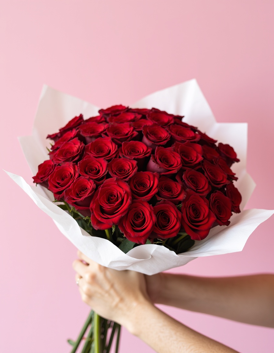 ramo-rosas-rojas-guadalajara Ramo de rosas rojas con envío a domicilio